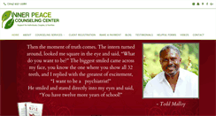 Desktop Screenshot of innerpeacecounselingcenter.com