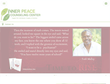 Tablet Screenshot of innerpeacecounselingcenter.com